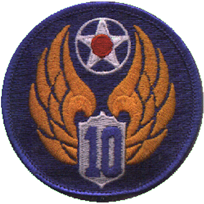 Image of 10th Air Force patch