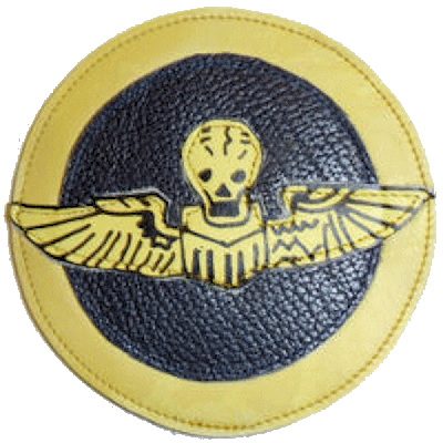 leather 490th Bomb Squadron patch.