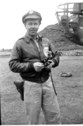 Lt Russ Wright, navigator, 373rd Bm Sq